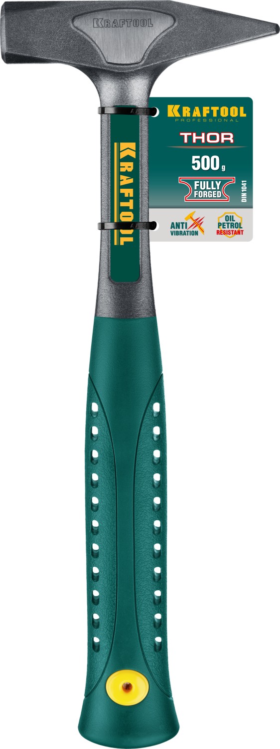 KRAFTOOL Thor 500 г, Цельнокованый слесарный молоток (20070-05)