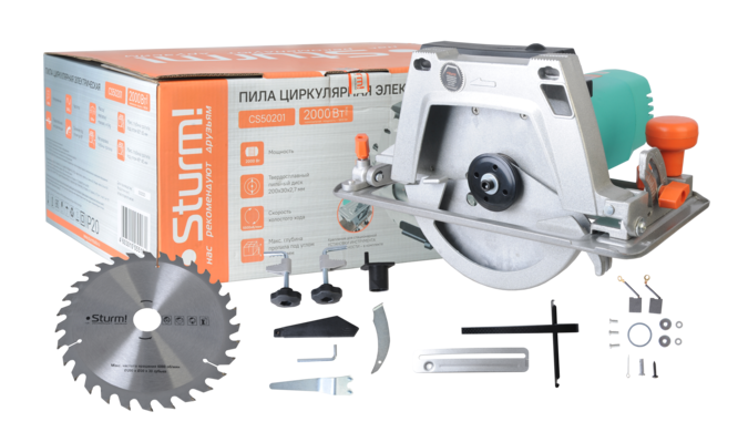 Дисковая циркулярная пила Sturm! CS50201