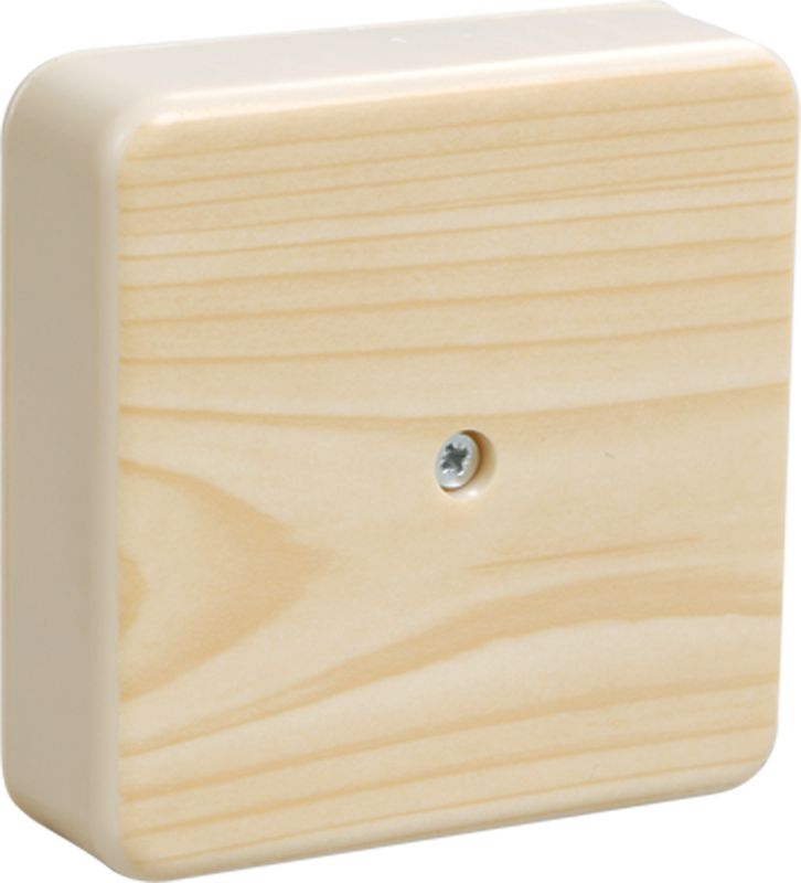 Коробка распаячная КМ для открытой проводки 100х100х29мм сосна IEK