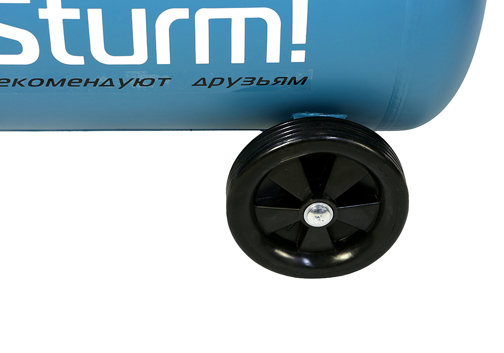 AC93450OL Компрессор воздуш.безмасл.Sturm! 2х1500Вт,480л/мин,ресивер 50л,,бесшумный