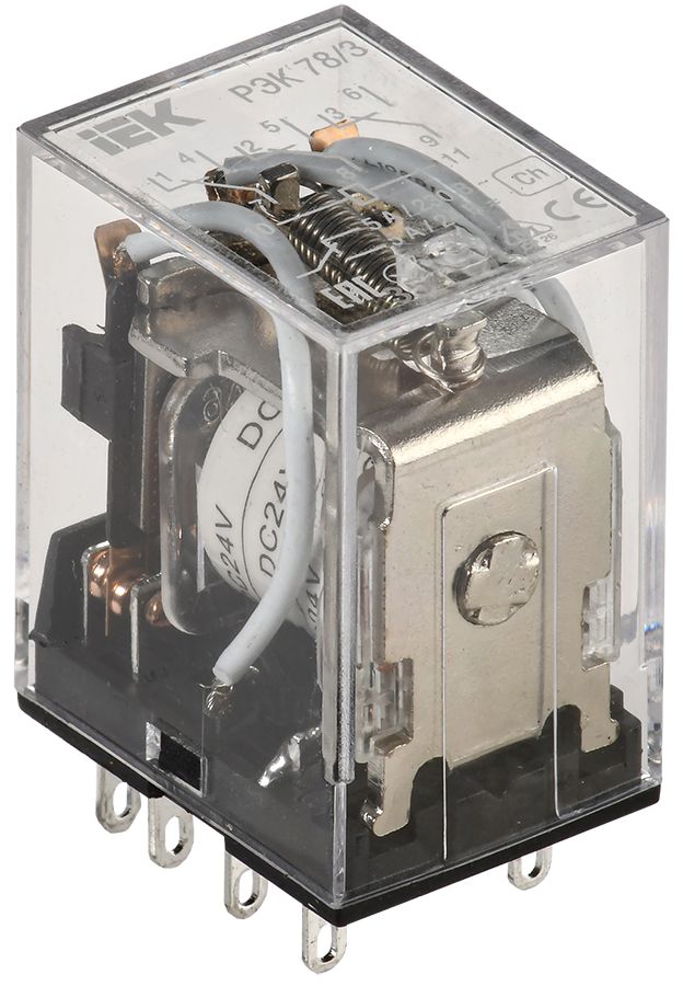 Реле РЭК78/3(MY3) 5А 24В DC IEK