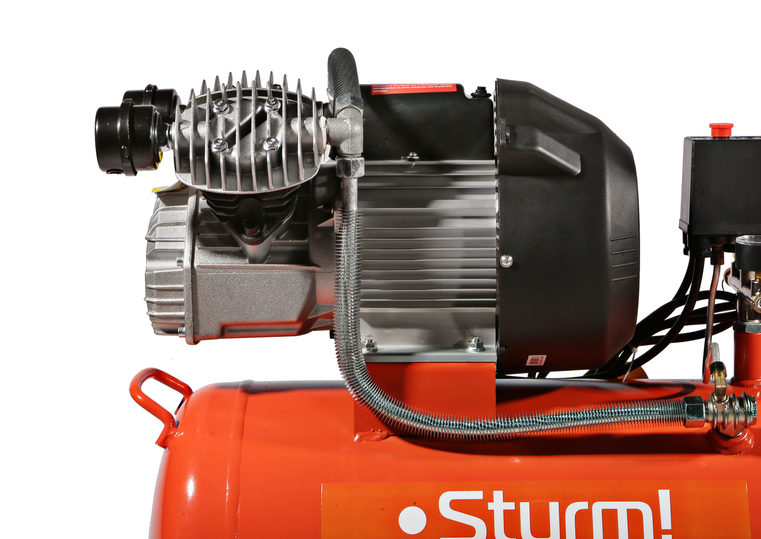 Компрессор воздушный масляный Sturm! AC9323, 2,4кВт, 410л/мин, ресивер 50л, прямой привод
