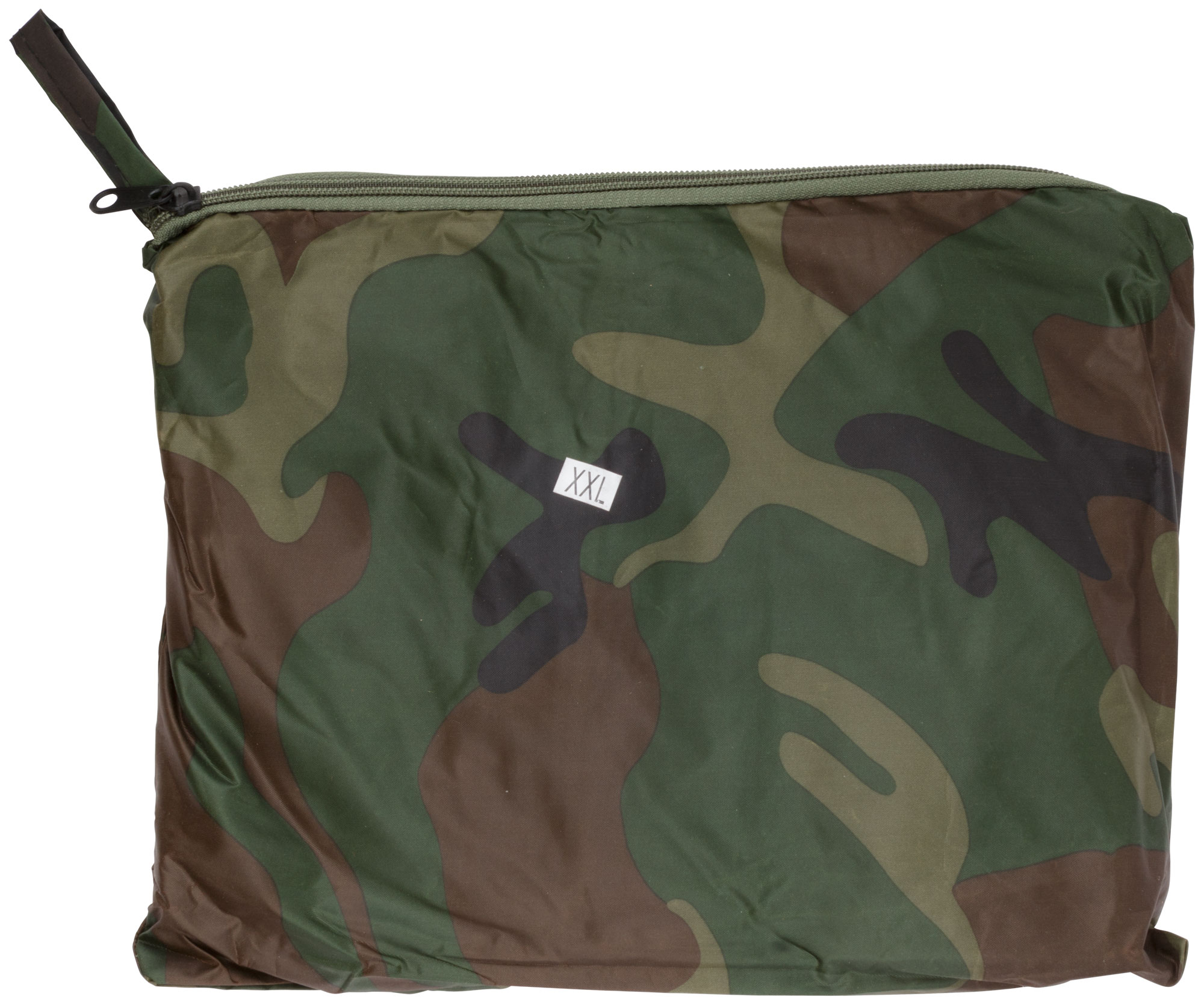 Плащ дождевик с капюшоном и карманами "Камуфляж", размер XXL