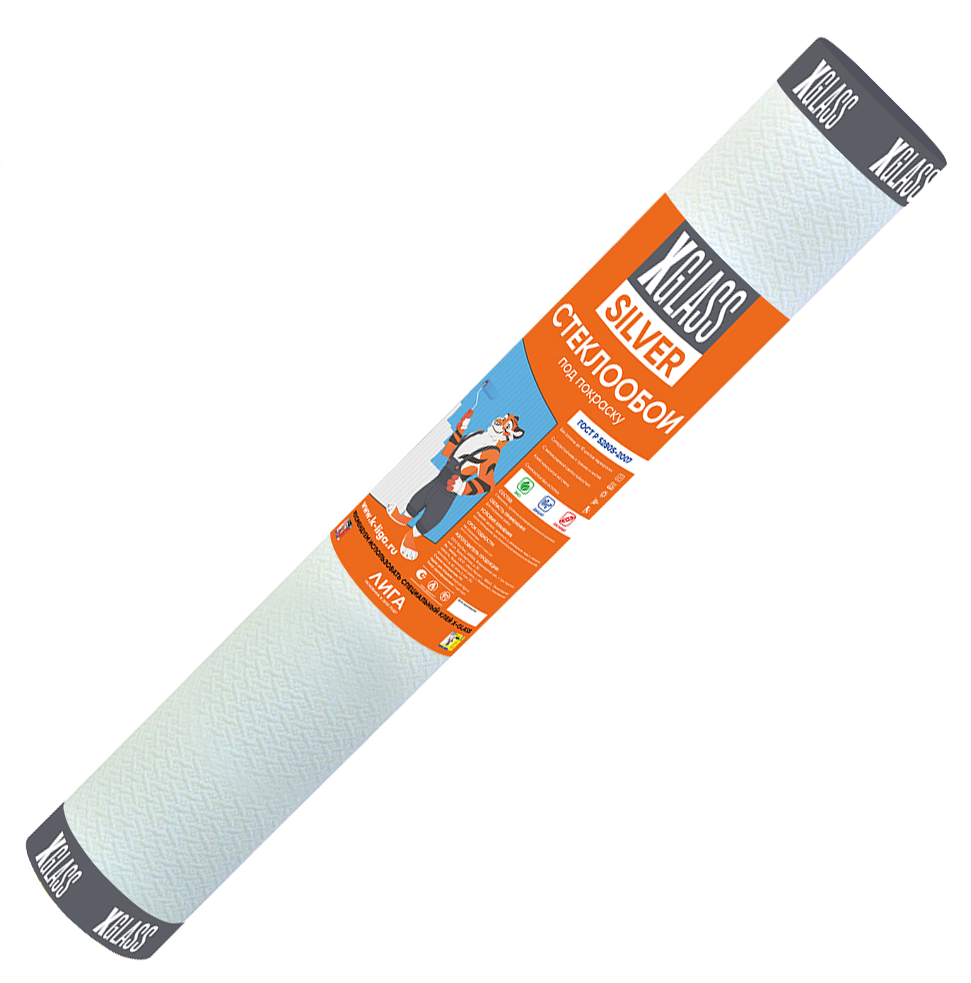 Стеклообои X-Glass SILVER Елка Средняя 25м