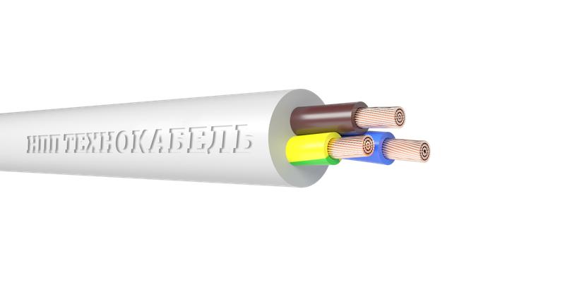 Провод ПВС 3х1.5 (2х1.5+1х1.5) 380В Б (бухта) (м)