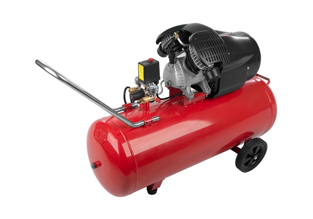 Компрессор воздушный масляный Sturm! AC93104 2,4кВт,410л/мин, ресивер 100л, прямой привод,предохр. клапан