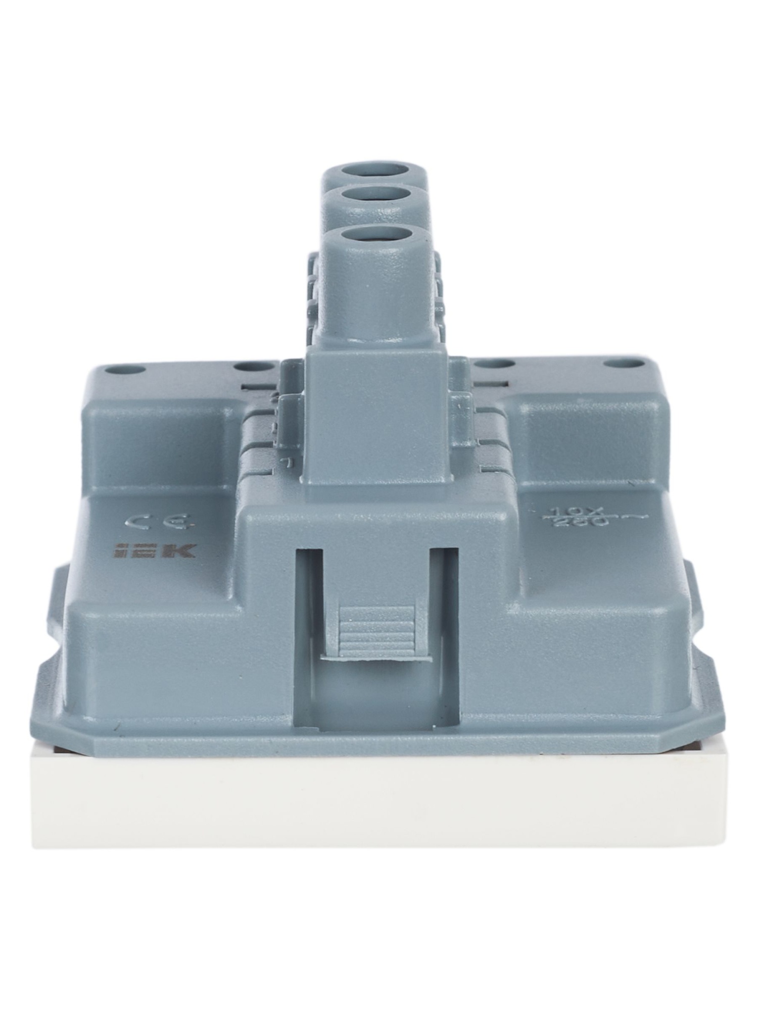 Выключатель одноклавишный ВКО-21-00-П (на 2 модуля) ПРАЙМЕР белый IEK