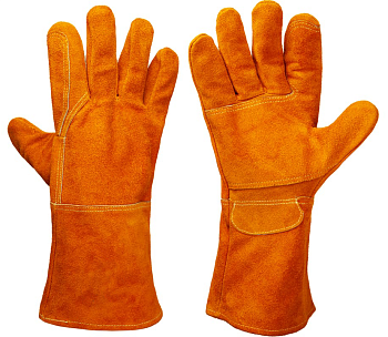 STAYER 350 мм, для сварки и тяжелых механических работ, с подкладкой, Термостойкие краги, PROFESSIONAL (11332-XL)